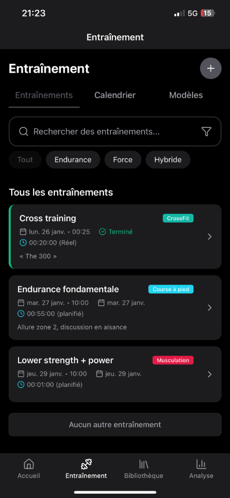 Strifit entraînement
